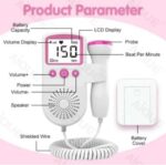 دستگاه شنود و ضبط ضربان قلب جنین(سونیکید)Baby Doppler رنگ قرمز - تصویر 3