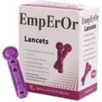 سوزن تست قند خون (لنست) چهار پر بسته ۱۰۰عددی تاریخ بلند