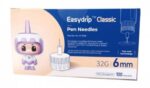 سرسوزن قلم انسولین ایزی دریپ سایز ۶ بسته ۱۰۰ عددی تاریخ بلند