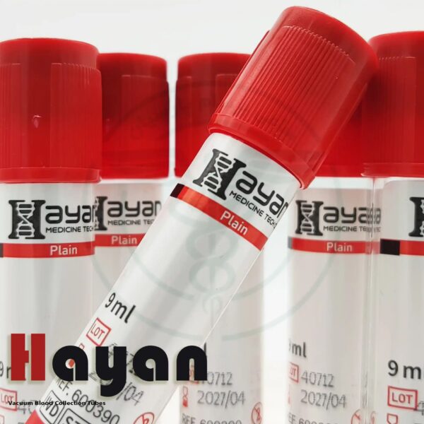 لوله پی ار اف PRF وکیوم استریل 9 میل HAYAN حیان بدون ماده اضافه(پلین)