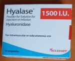 هیالورونیداز ( هیالاز )  انگليسى 1500واحدی لیبل دار Hyaluronidas Enzyme