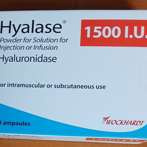 آنزيم هيالاز انگليسى 1500واحدی لیبل دار Hyaluronidas Enzyme